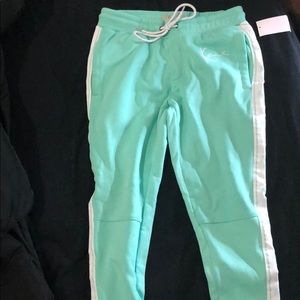 Karl Kani teal sweatpants
